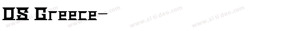 DS Greece字体转换